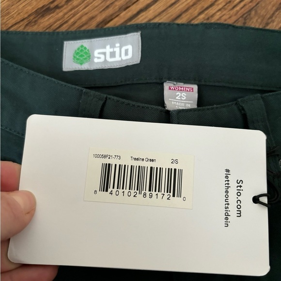 NEW Stio | Rivet Canvas Pant Treeline Green Sz 2S - Picture 7 of 11